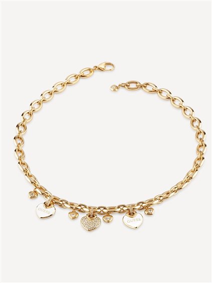 Collana Guess Donna Crazy in Love in Acciaio Cristallo JUBN05 203JW - JUBN05 203JW